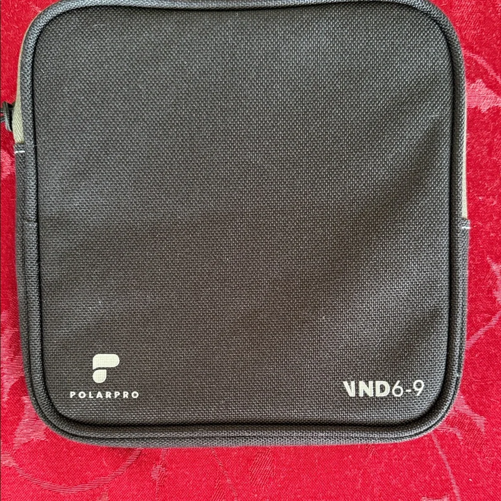 Black Camera Filter Case Set